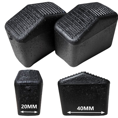 6er Pack - 40mm x 20mm Ersatzleiter Stehleiterfüße
