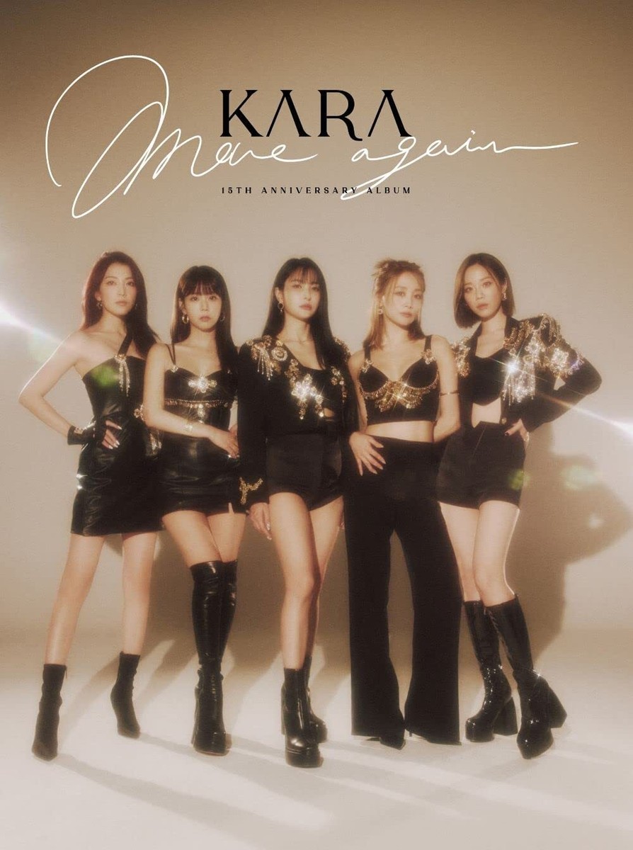 KARA MOVE AGAIN  直筆 サイン CD KARA MOVE AGAIN CD 15TH ANNIVERSARY ALBUM LIMITED CD REGULAR