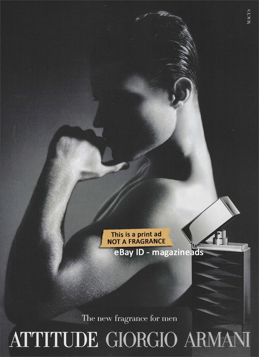 GIORGIO ARMANI Fragrances 1-Page PRINT AD 2007 AMBROSE OLSEN