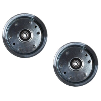 (2) Flat Idler Pulley For Mtd Cub Cadet Rzt 50 L54 42 S50 For Troy Bilt Gt54