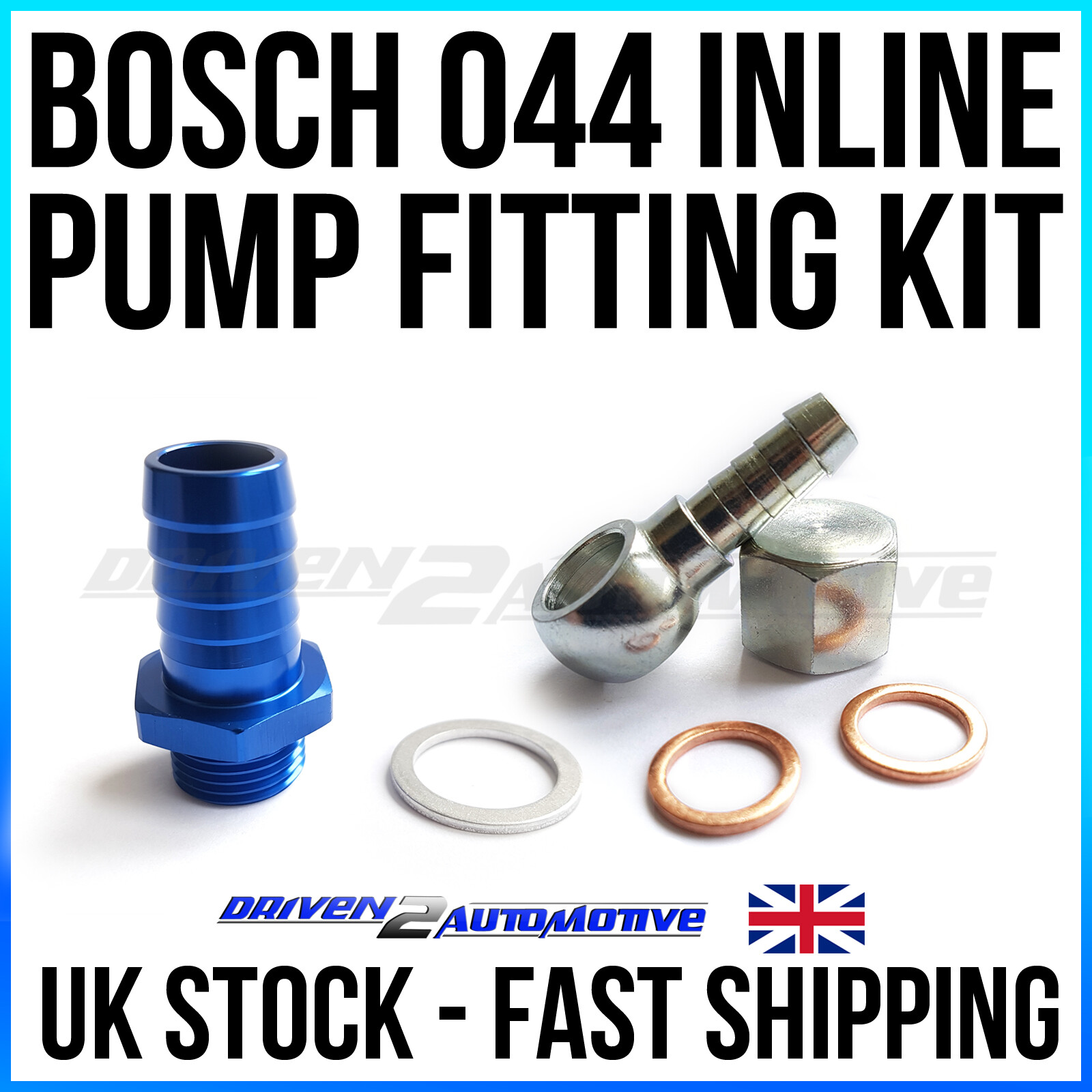 BANJO FITTING KIT HOSE ADAPTOR FOR BOSCH 044 FUEL PUMP eBay