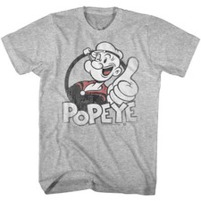 Popeye The Sailor Man Vintage Cartoon Thumbs Up Popeye Men's T Shirt