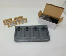 Spectralink Quad Charger w/ Power Supply  and (4) Standard Batteries
