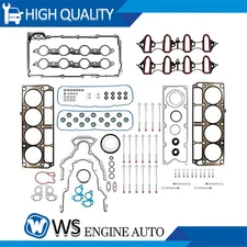 MLS Full Cylinder Engine Gasket Set w/ Head Bolts For Buick Chevrolet 4.8L 02-11