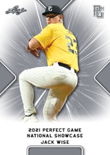 10-Count Lot Jack Wise 2021 Leaf Perfect Game NIKE All-American Rookies