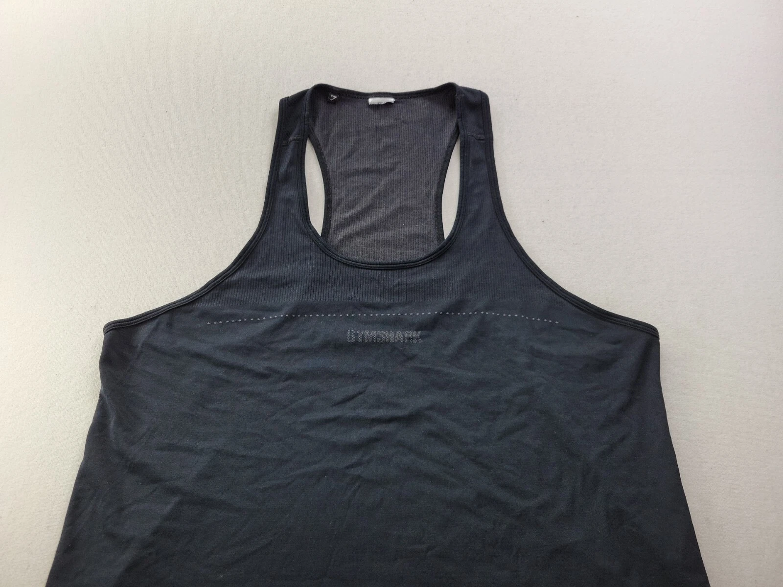gymshark athletic performance knit vented lightweight tank-top