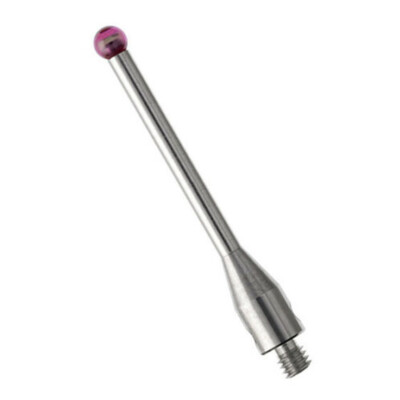 CMM Probe M2 Thread 2.0mm Ruby Sphere Stainless Steel Stem L20mm for A-5000-3603