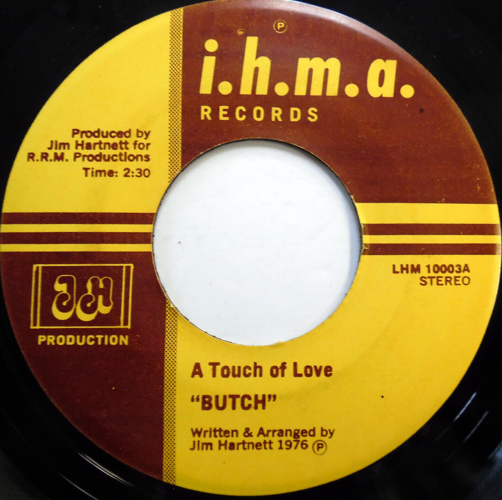 BUTCH 45 A Touch Of Love I.H.M.A. label Northern SOUL c2082
