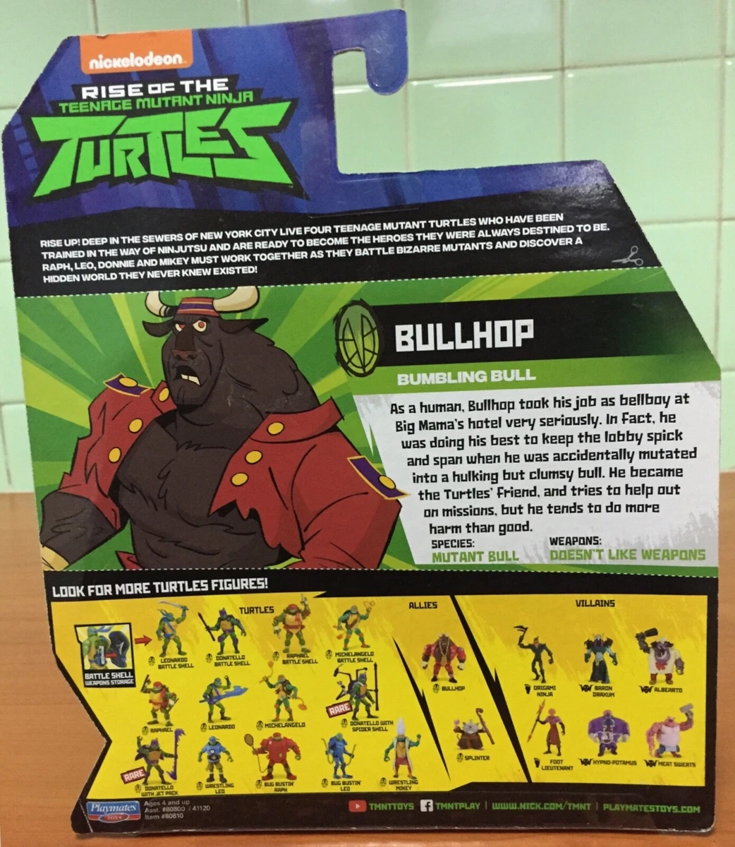 Rise of the teenage mutant ninja turtles clearance bullhop toy