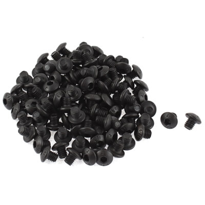 M4x 4mm Gewinde Button Head Innensechskant Cap Schraube 100