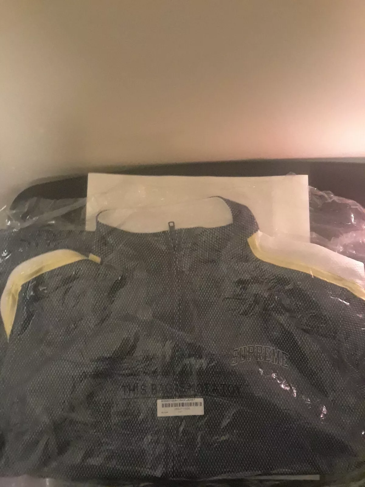 Supreme bonded mesh track jacket