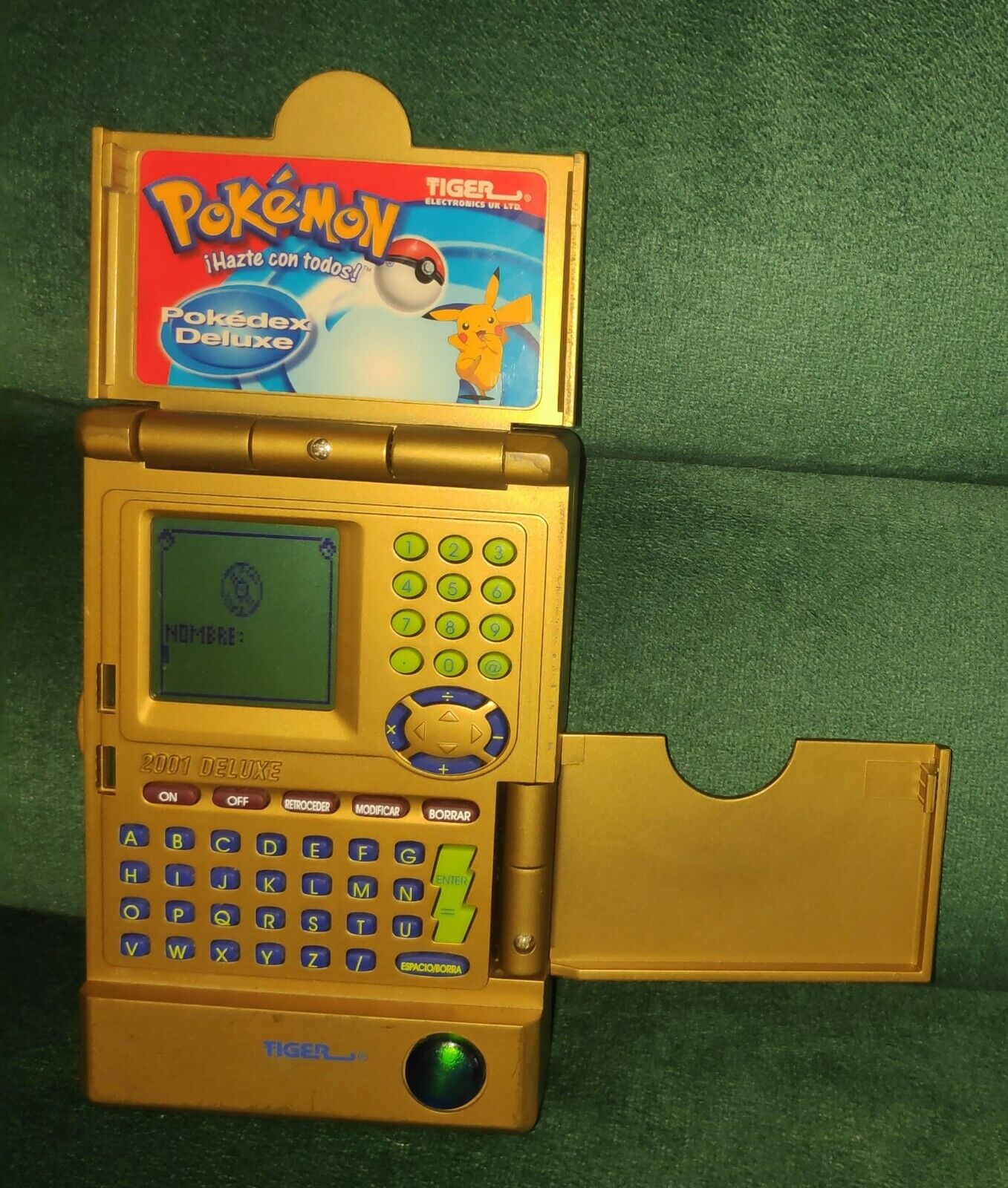 The pokemon pokedex from Tigers electronics. . . . . . . . . . . . . .