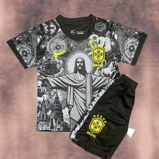 Brazil Black National Team Soccer Fan Apparel & Souvenirs for sale
