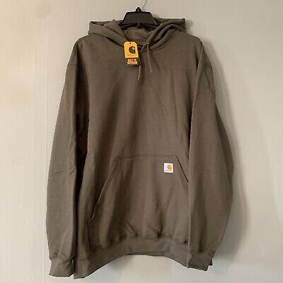 Carhartt Loose Fit Midweight Sweatshirt Hoodie Moss Sz XL TS0121-M Pullover  NWT