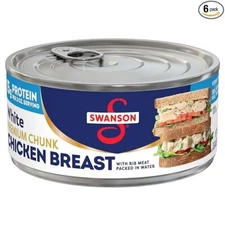 Swanson White Premium Chunk Canned Chicken Breast in Water, 9.75 OZ Can (Pack of