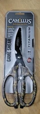 Camillus 9'' Multi-Function Game Shear with Bone Saw, Serrated Blade, and Sheath