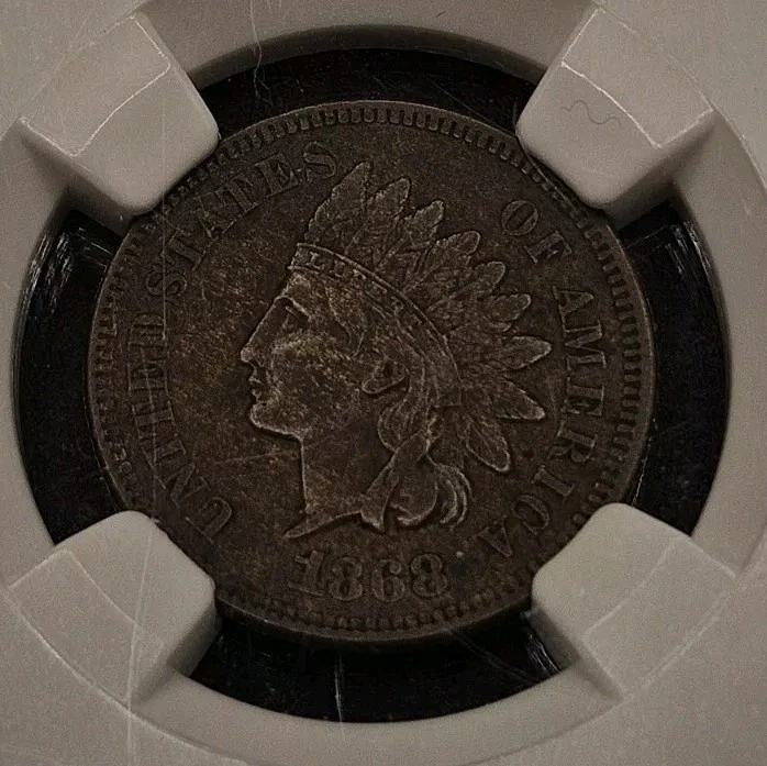 1868 Indian Head Cent | NGC XF Details, Environmental Damage - Image 3 of 4