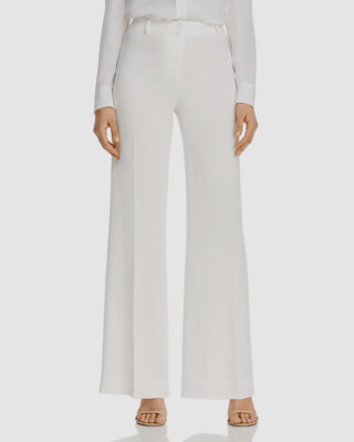 $327 Kobi Halperin Women White Stretch 