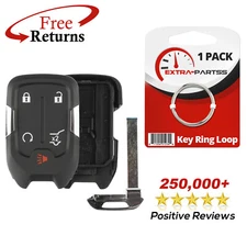 Remote Key Shell Case Pad Replacement No Electronics For Chevrolet 5b (HYQ1AA)