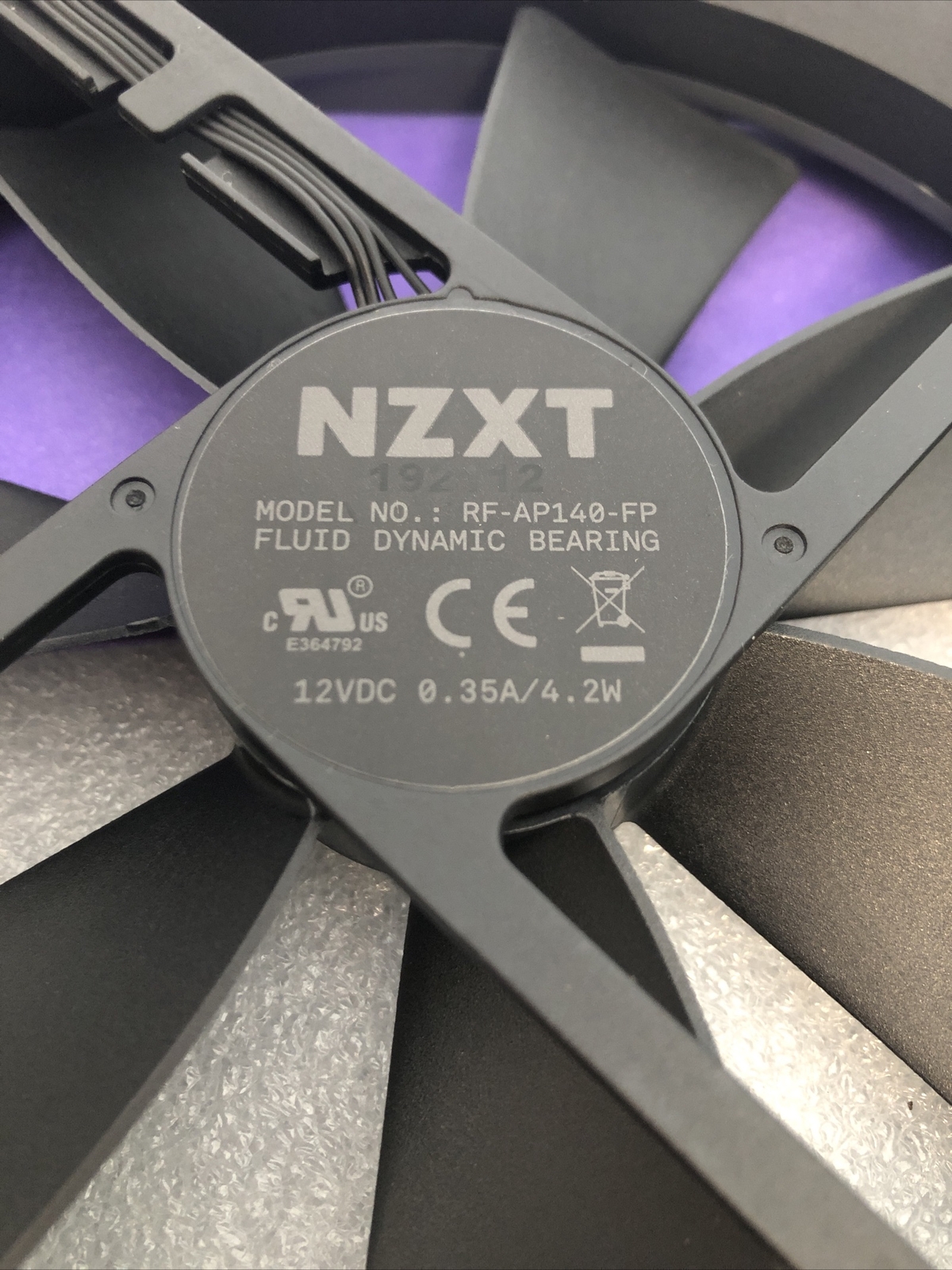NZXT 140mm fan Fluid Dynamic bearing RFAP140FP / 12VDC eBay