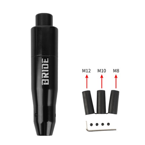 JDM BRIDE Universal Blk Aluminum Alloy Automatic Gear Shift Knob Lever Shifter - Picture 11 of 11