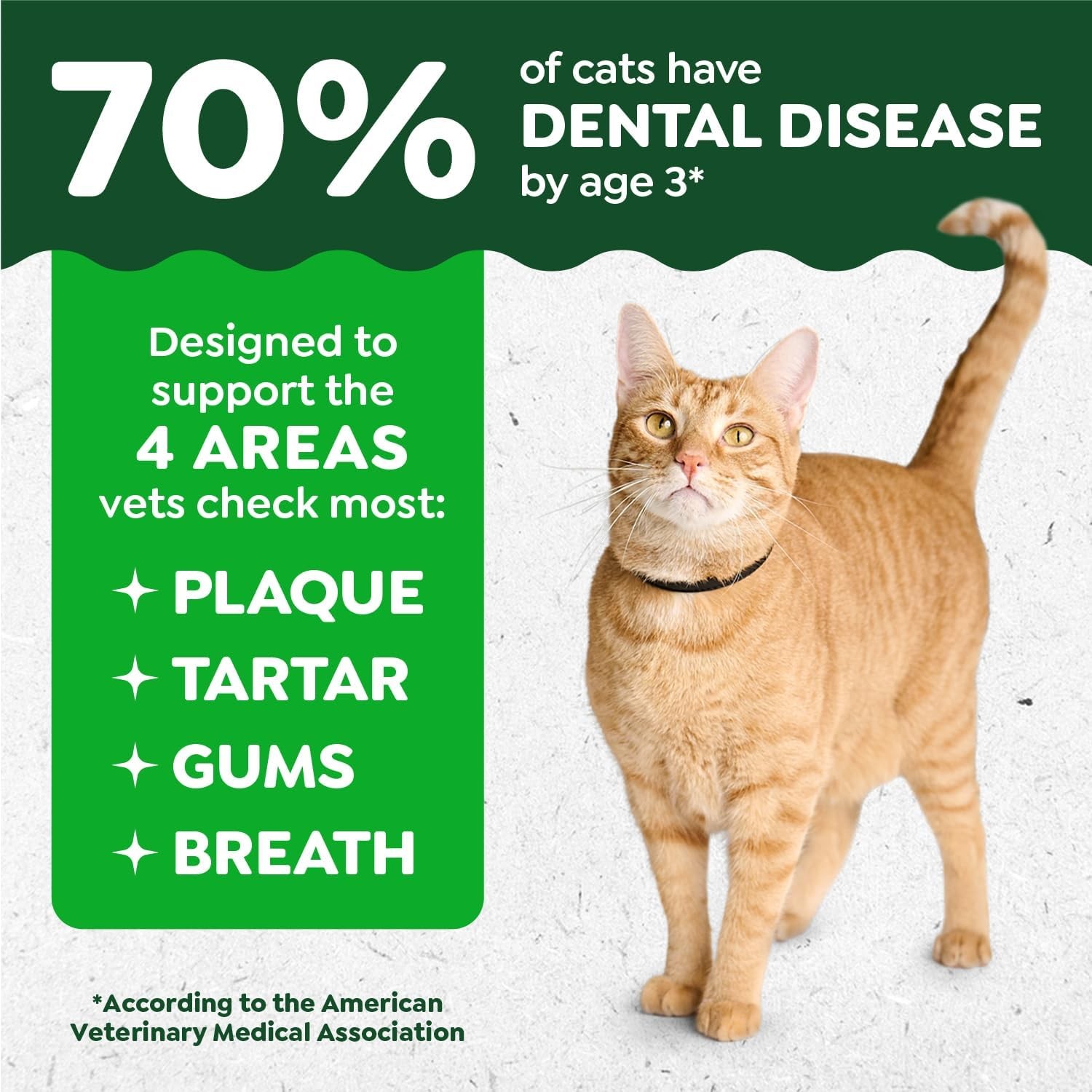 Greenies Adult Cat Dental Chews - Catnip Flavor, Natural Vet-Recommended 4.6 oz