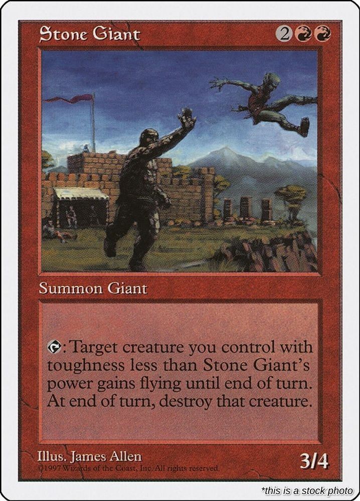 Stone Giant [5ED - 269] - Moderately Played