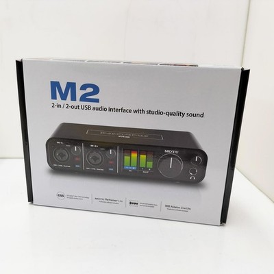 MOTU Model M2 USB-C Audio Interface 2x2 Bus-Powered w/ Box Tested Japan TB02 2.0