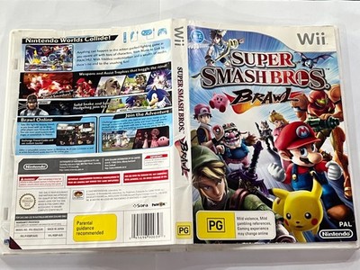 SUPER SMASH BROS BRAWL (NINTENDO WII GAME , PG)