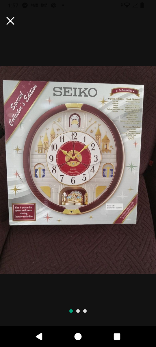Seiko Special Collector's Edition Melodies In Motion Clock