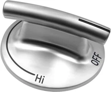 5Pcs 7733P410-60 Surface Burner Knob, Replacement Control Knobs Part White 