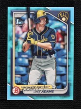 2024 Bowman Prospects Sky Blue Border 199/499 Luke Adams #BP-50 0bn9