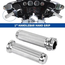 1" Handlebar Hand Grips Fit For Harley Road King Electra Glide 96-07 Dyna 96-17