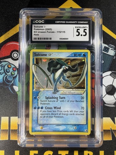 Suicune ★ graded CGC 5.5 for sale on eBay