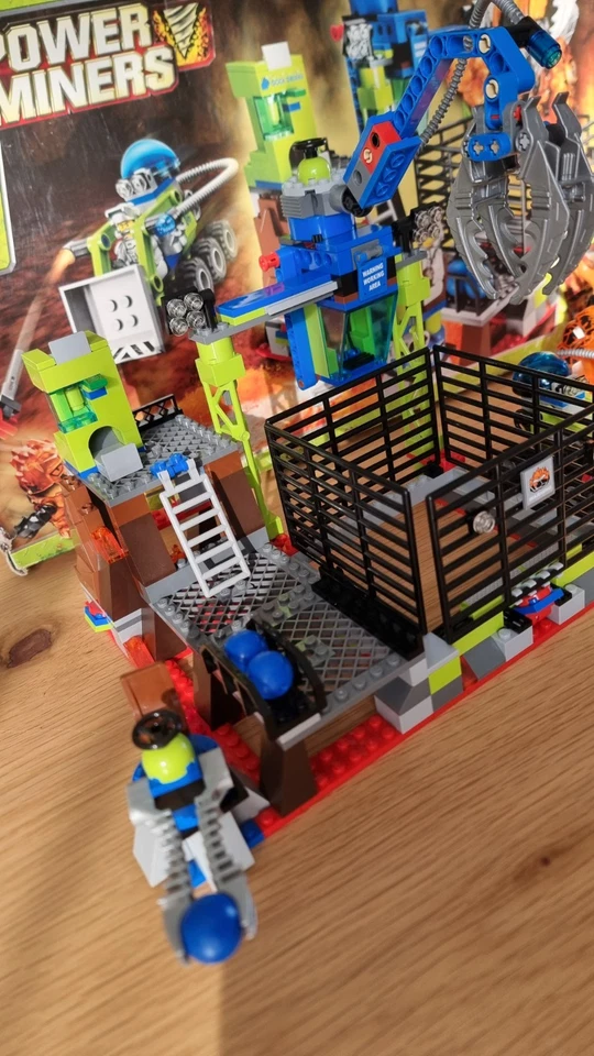 LEGO Power Miners Lava Dragon 8191 Set - Alter 8-14 OVP Anleitung & Figuren! - Bild 3 von 4