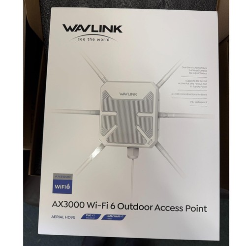 AX3000 Outdoor WiFi 6 Extender Router Mesh Long-Range WiFi Repeater/Access Point