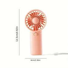 Mini Hand-held Fan Portable Folding Desk Fan Cooler Cooling USB Rechargeable Fan