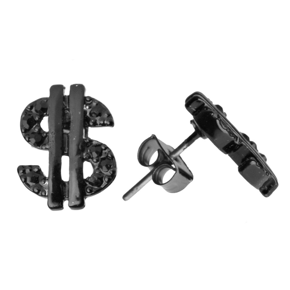 Коробка с украшениями Ohrstecker со льдом - ЗНАК ДОЛЛАРА schwarz