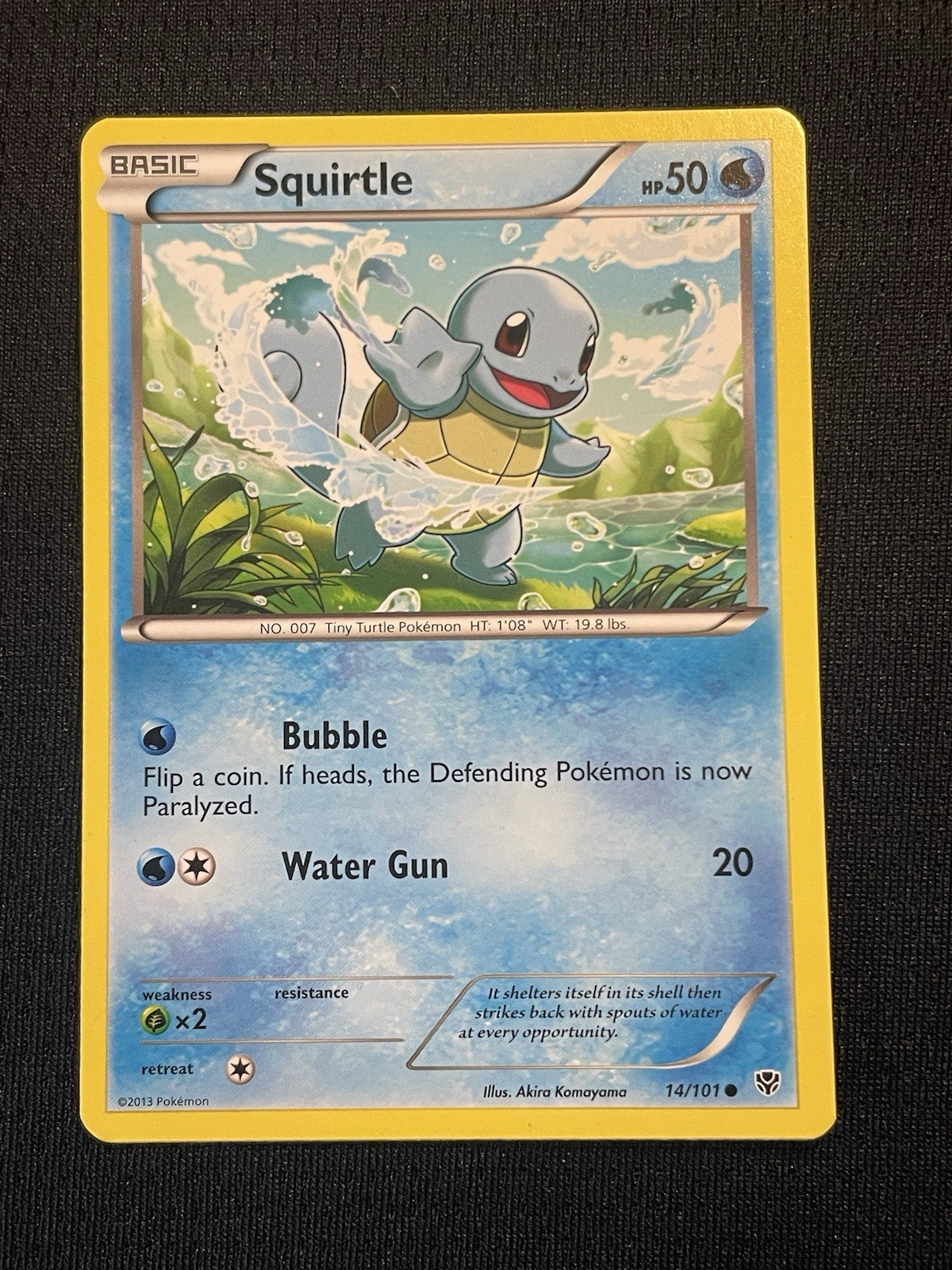 Squirtle 14/101 Plasma Blast Regular LP Condition