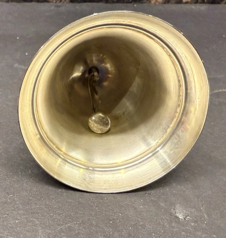 Campana navideña vintage Reed & Barton 1985 plata esterlina con caja BONITA Foto 4 de 4