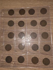 Lot of 20 Vintage Australian One Penny Coins – Mixed Dates Pre‑Decimal...