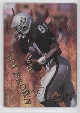 1994 Action Packed Catching Fire Tim Brown #R6 HOF e4e