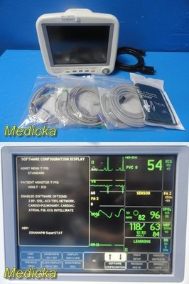 GE Dash 4000 Patient Monitor REF 203615-203   ECG/NIBP/SpO2/Temp/2×IBP   38703