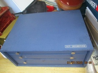 Boîte coffret pour ménagère 3 tiroirs Guy Degrenne