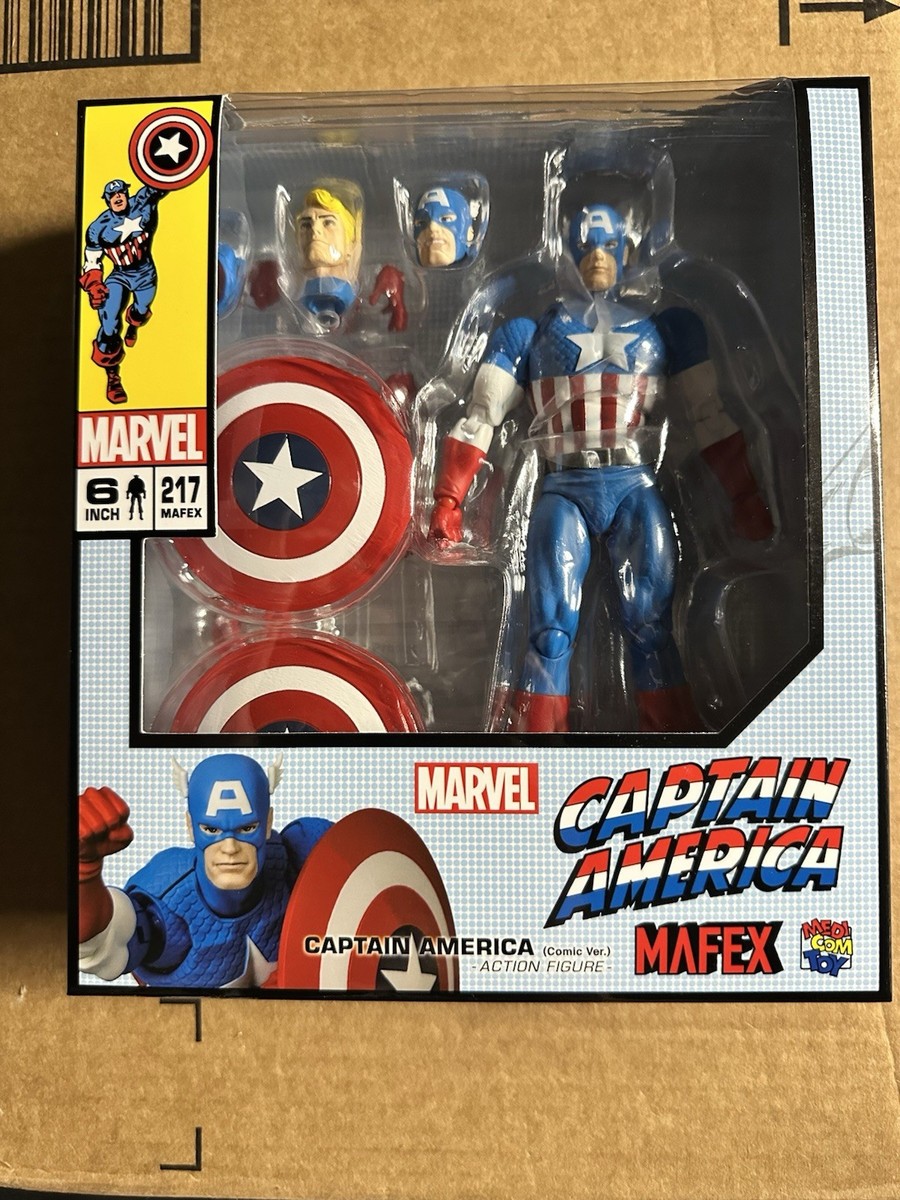 マフェックス MAFEX No. 217 CAPTAIN AMERICA Mafex No. 217 Captain America (Comic Ver.) Medicom Action