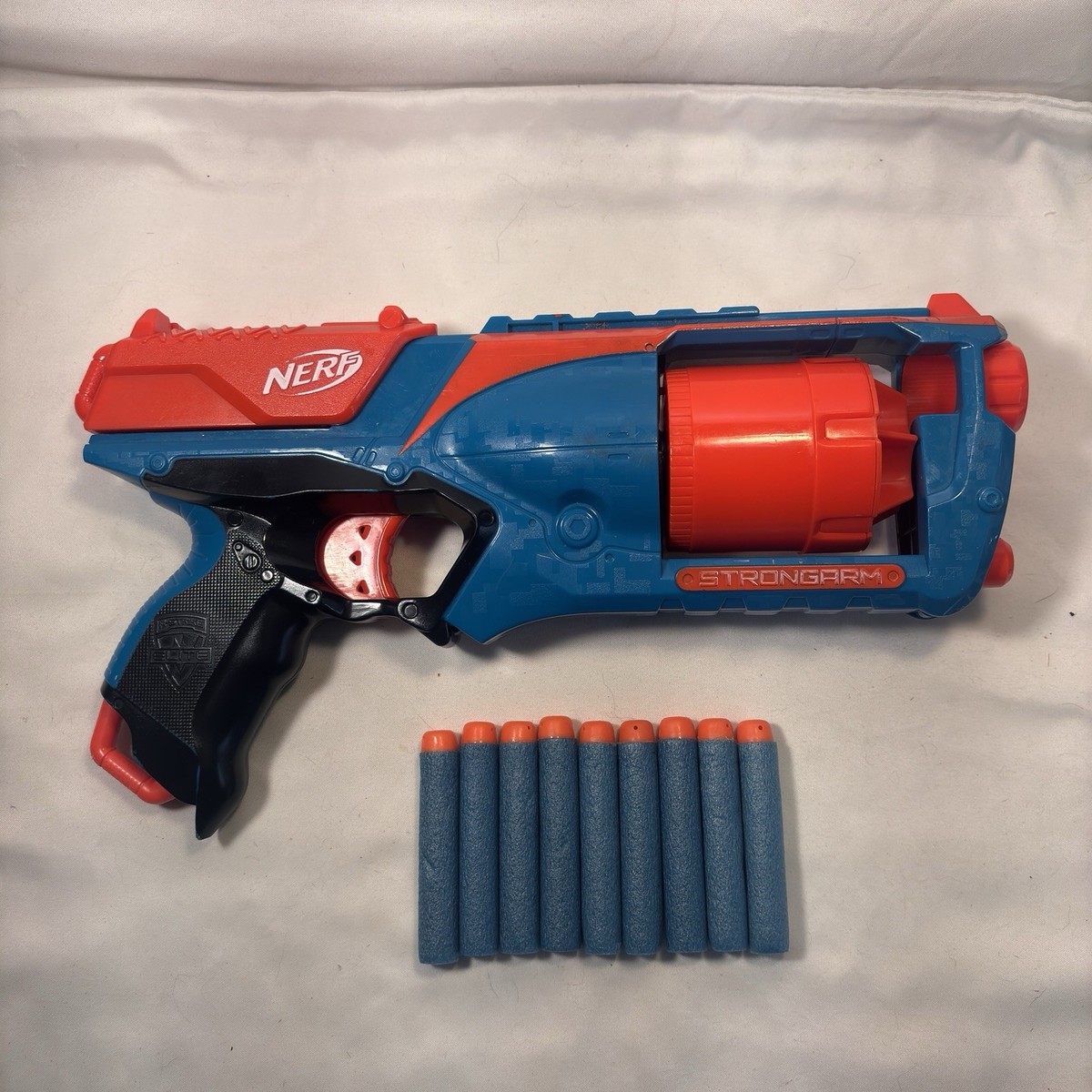 Nerf N-Strike Elite Strongarm Slam-Fire Dart Blaster - Teal Color