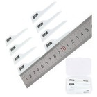 50 Stück Pfeilfedern 2.5'' Bogenschießen DIY Langlebige Gummifedern Zielübungen