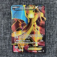 Charizard EX (100 Full Art) 100/106 Flashfire Holo Pokemon Card HP