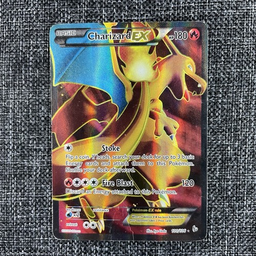 Charizard EX (100 Full Art) 100/106 Flashfire Holo Pokemon Card HP | eBay