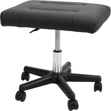 VIVO Mobile under Desk Leg Rest Ottoman Adjustable Foot Stool for Home Office, B